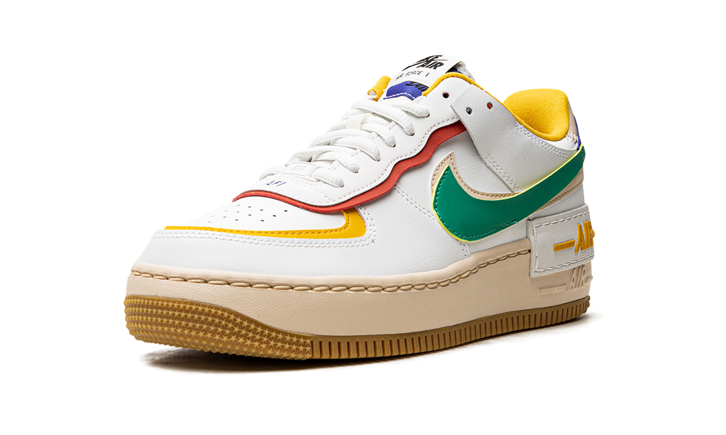 Nike AIR FORCE 1 LO SHADO MNS WMNS Summit White Neptune Green CI0919 118