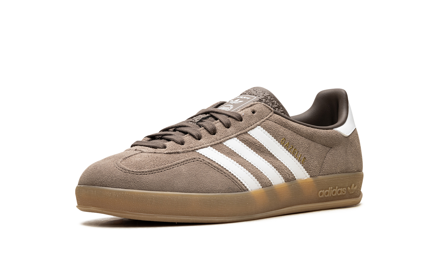 Adidas Gazelle Indoor "Earth Strata White Gold Metallic" JQ0175