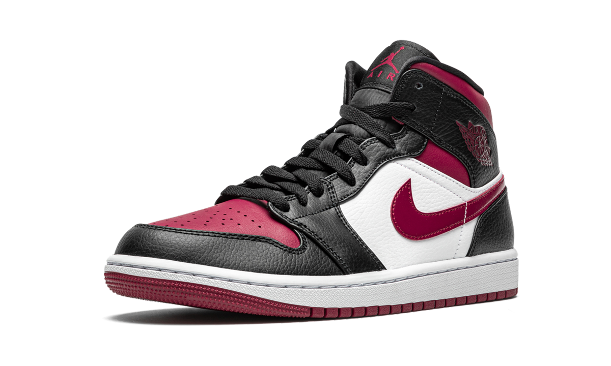 Air Jordan 1 Mid Bred Toe 554724 066