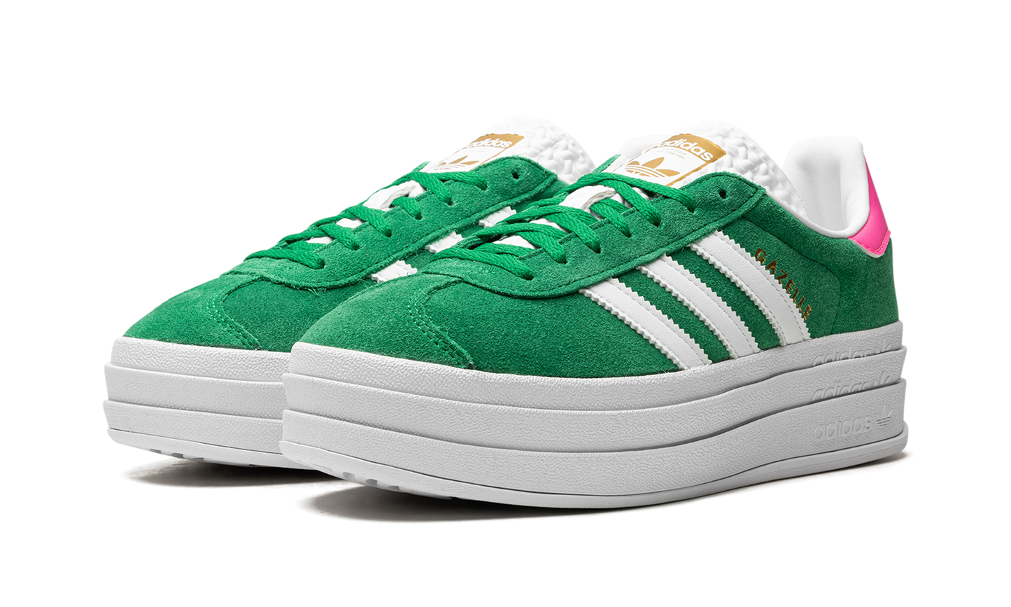 Adidas Gazelle Bold WMNS "Green Lucid Pink" IG3136