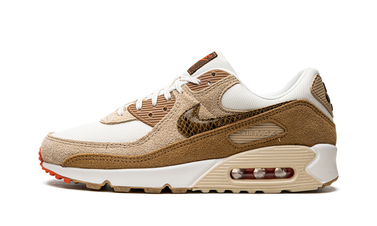 Nike AIR MAX 90 WMNS "Pale Ivory Snakeskin Swoosh" DX9502 100