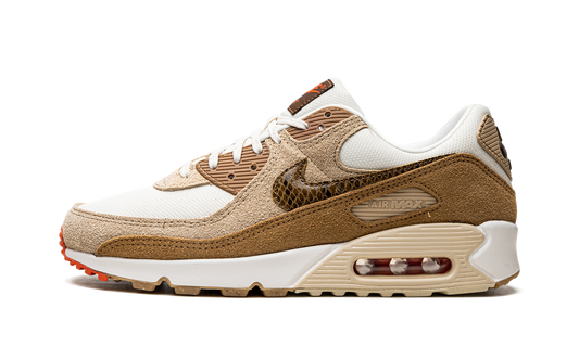 Nike AIR MAX 90 WMNS "Pale Ivory Snakeskin Swoosh" DX9502 100