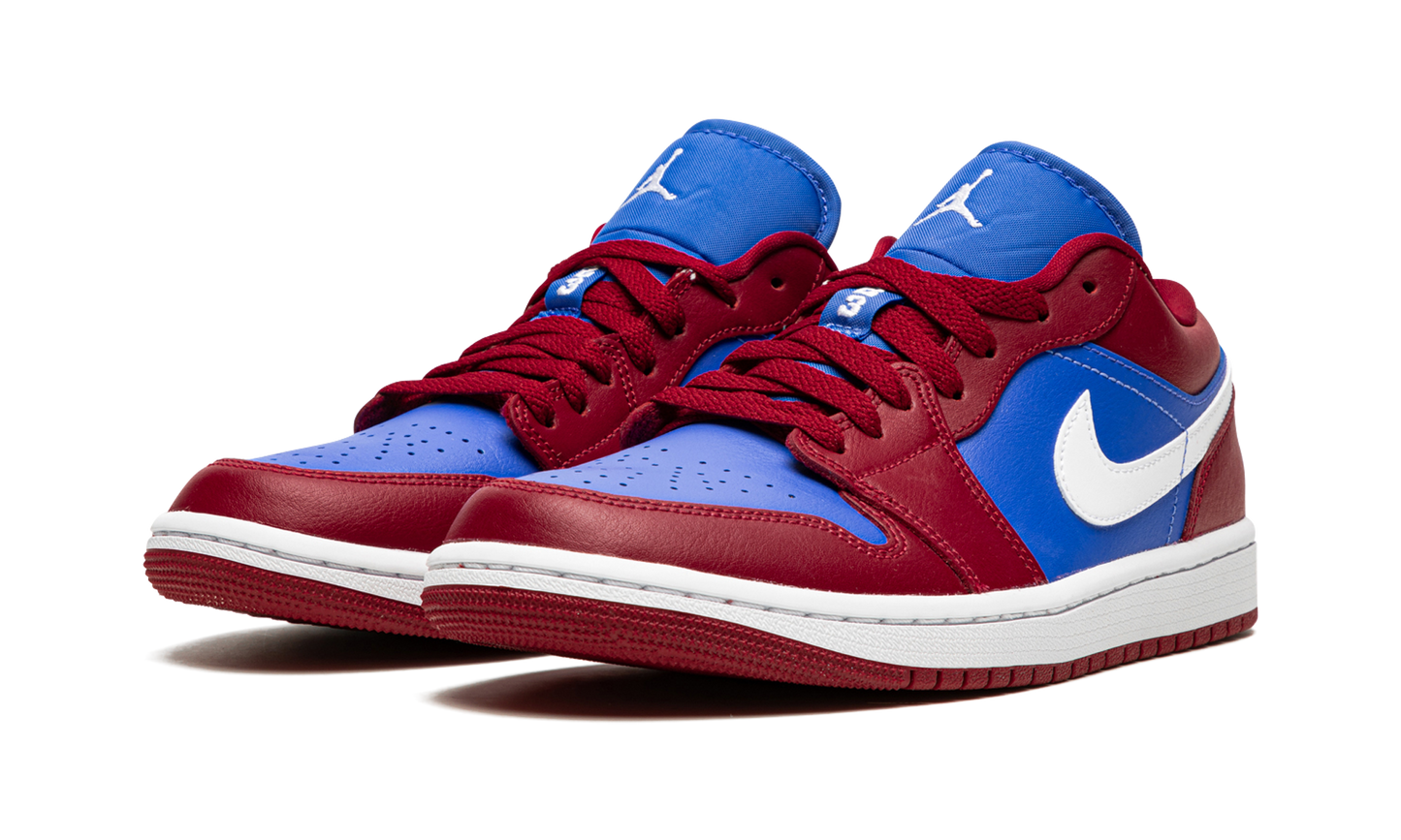 AIR JORDAN 1 LO WMNS Pomegranate / Medium Blue DC0774 604