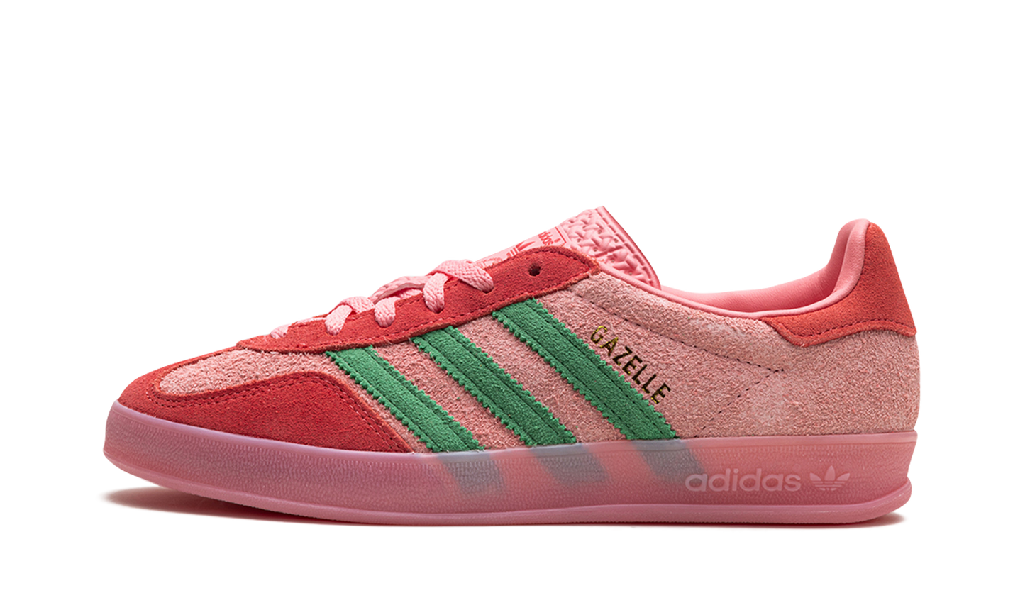 Adidas Gazelle Indoor WMNS "Semi Pink Spark Preloved Scarlet" IG6782