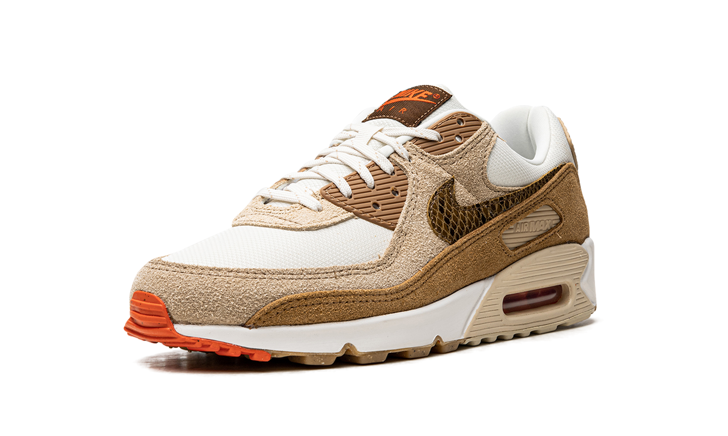 Nike AIR MAX 90 WMNS "Pale Ivory Snakeskin Swoosh" DX9502 100