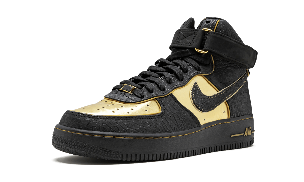 Nike Air Force 1 Hi Supreme "Black / Gold" 345189 002