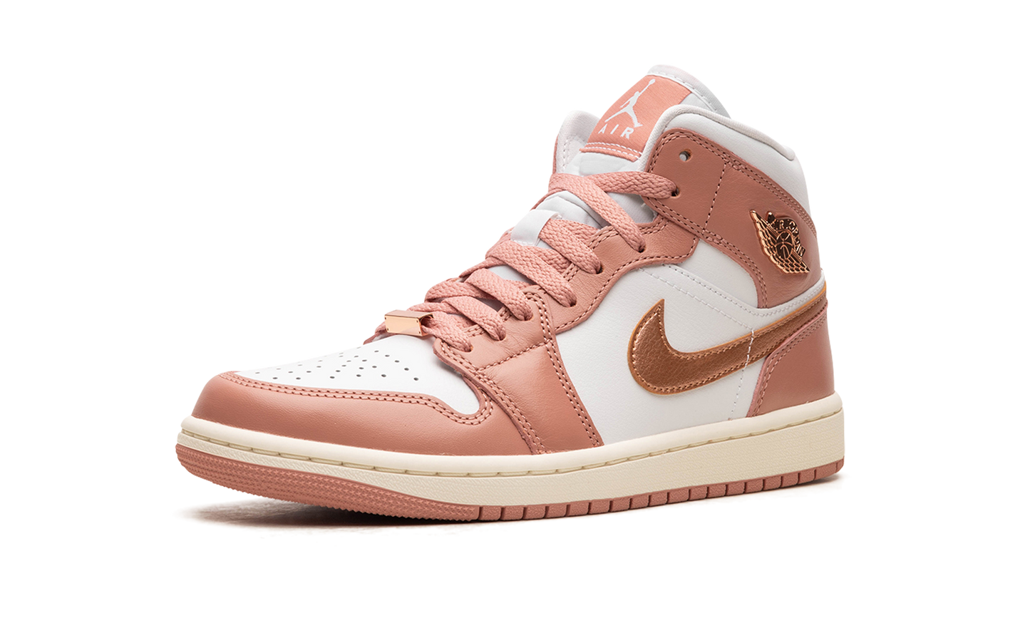AIR JORDAN 1 MID WMNS RED STARDUST FB9892 670