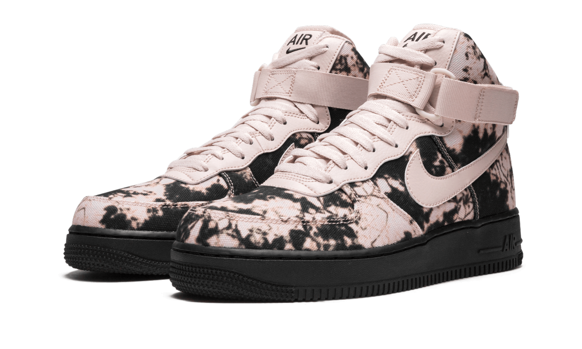 Nike Air Force 1 High Print "BLACK / PARTICLE BEIGE" AR1954 001