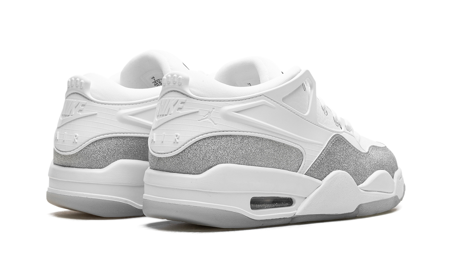 Air Jordan 4 RM WMNS White Metallic Silver HQ3441 111