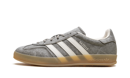 Adidas Gazelle Indoor WMNS "Silver Pebble Off White Canvas" IH7033