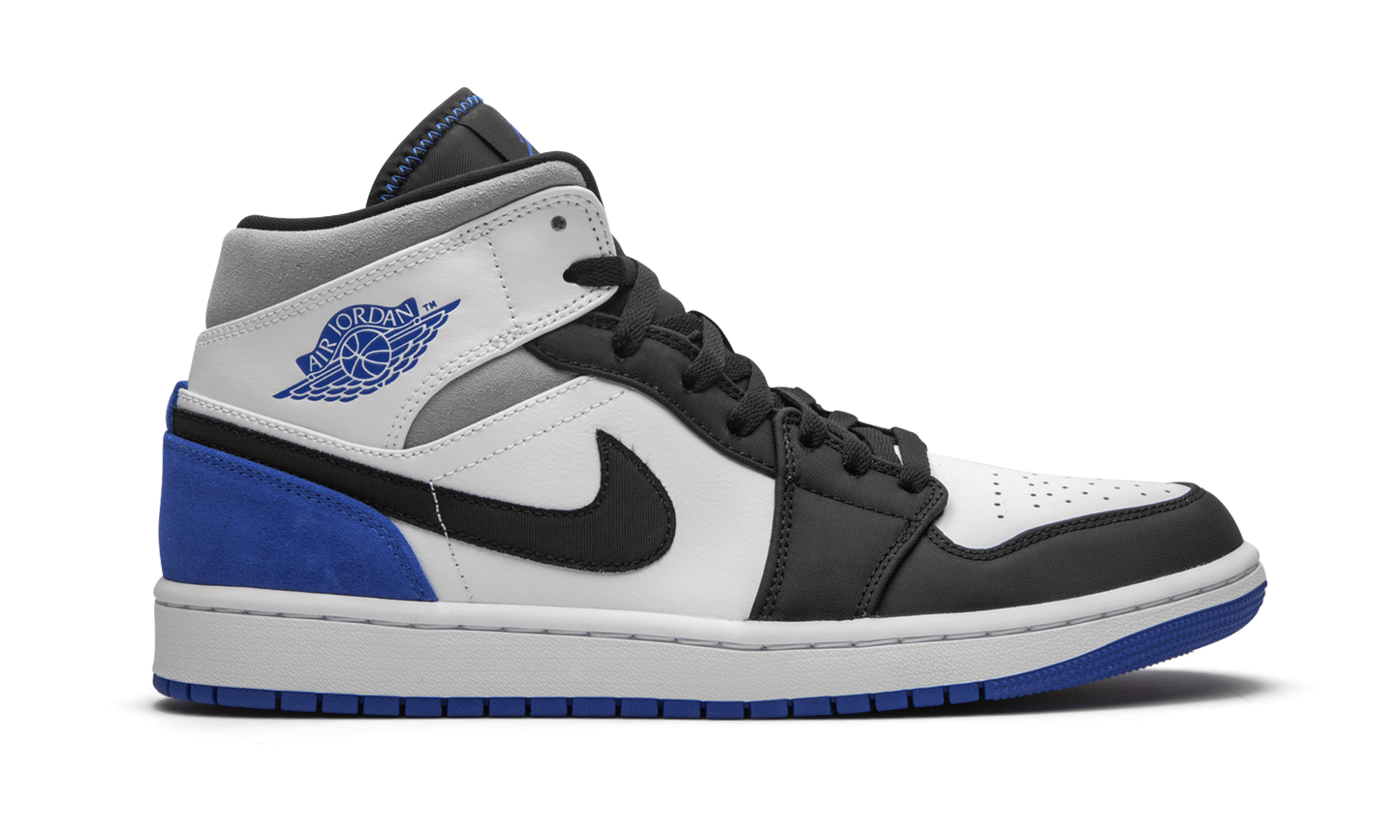 Air Jordan 1 Mid SE Game Royal Black Toe 852542 102