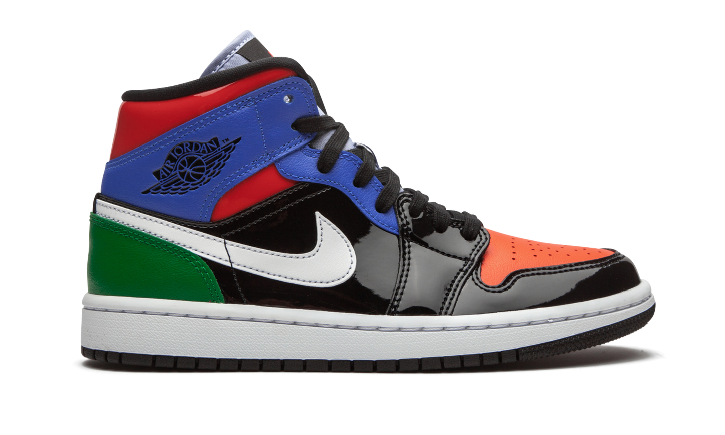 AIR JORDAN 1 MID SE WMNS Multicolor Patent CV5276 001