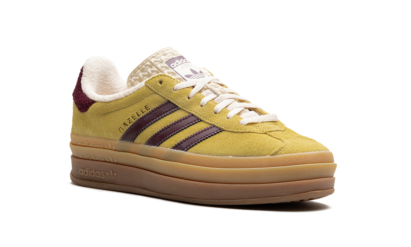 Adidas Gazelle Bold Platform WMNS "Yellow Burgundy" IF5937