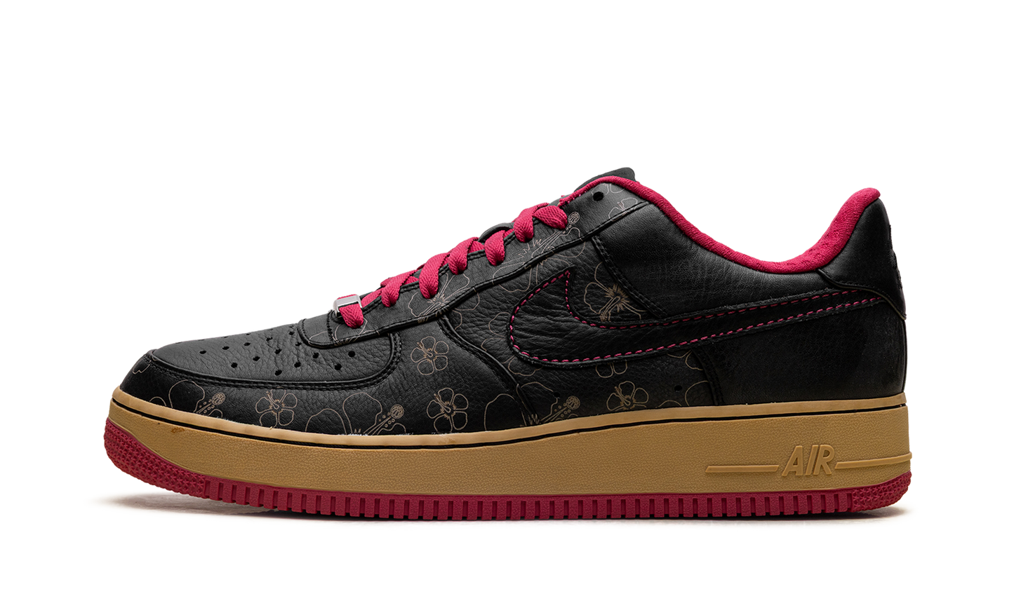 Nike Air Force 1 Premium '07 "Black/Black-Cerise-Metallic Gold" 315180 001