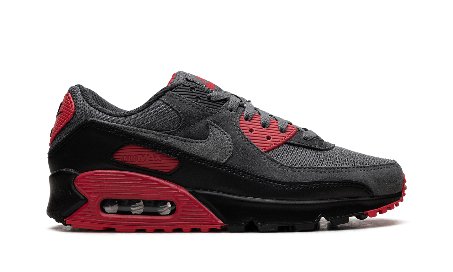 Nike Air Max 90 "Smoke Grey Fire Red" DM0029 007