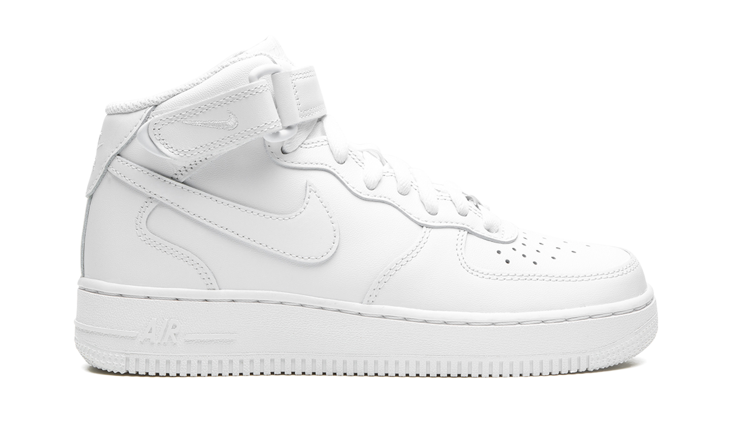 Nike AIR FORCE 1 '07 MID MNS WMNS Triple White DD9625 100