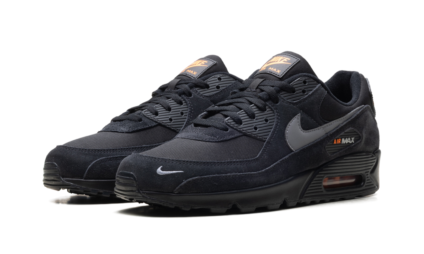Nike Air Max 90 "Black Metallic Cool Grey Orange" DO6706 010