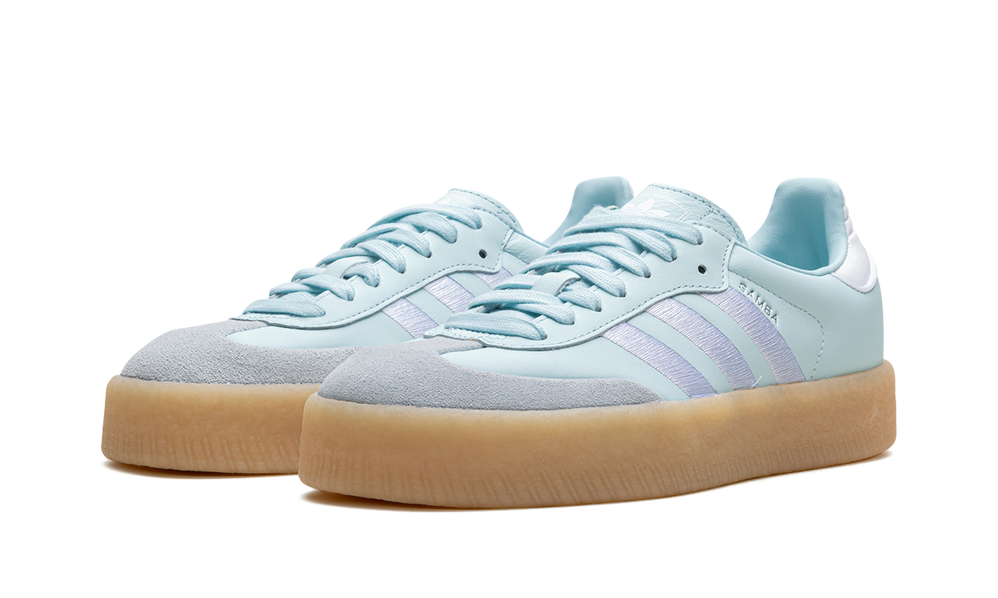 Adidas Sambae WMNS "Almost Blue Silver Metallic Gum" ID0435