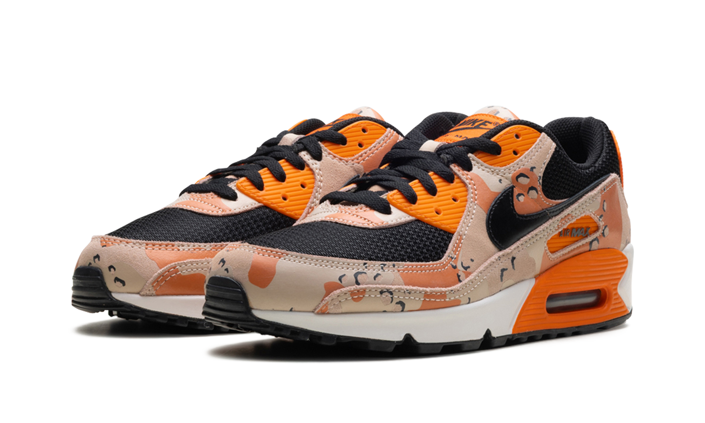 Nike Air Max 90 Premium "Bio Beige / Safety Orange / Phantom / Black" IF1721 201