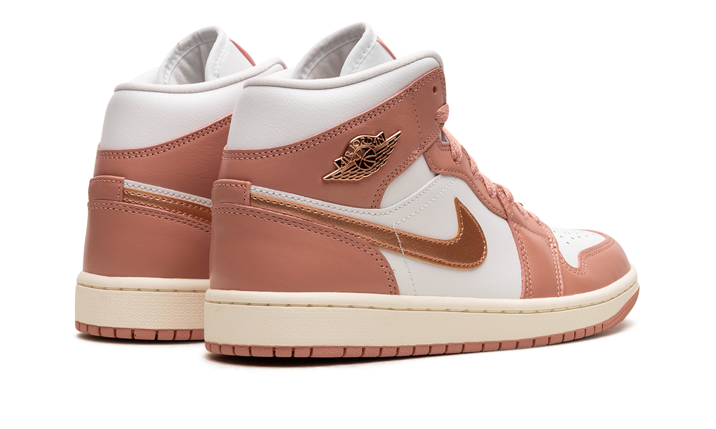 AIR JORDAN 1 MID WMNS RED STARDUST FB9892 670