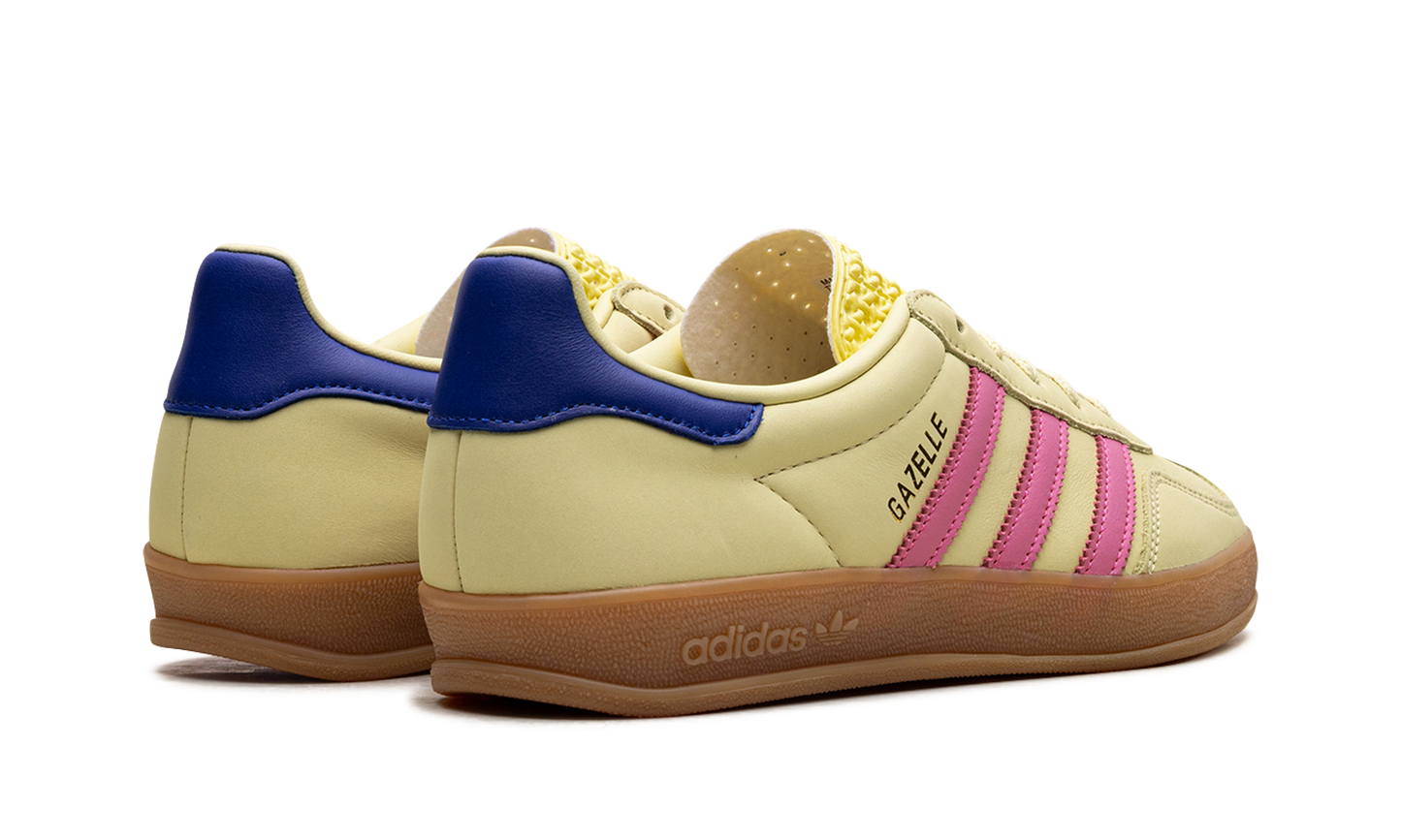Adidas Gazelle Indoor WMNS "Powder Yellow Lucid Pink Royal" JI2719