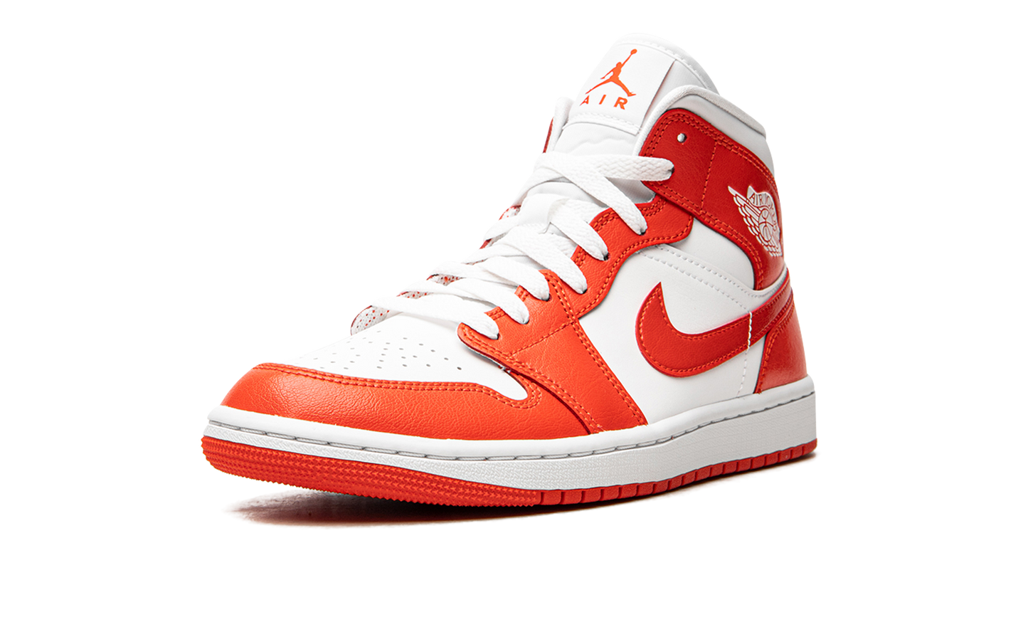 AIR JORDAN 1 MID WMNS Habanero Red BQ6472 116