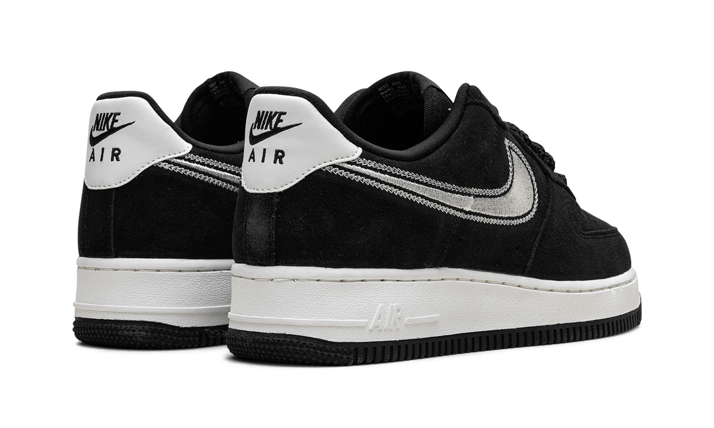 Nike Air Force 1 Low '07 LV8 "Black Sail Embroidered Swoosh" HJ4465 001