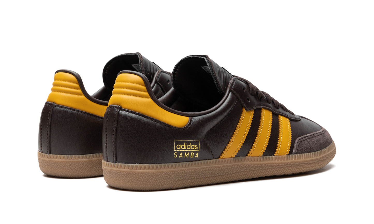 Adidas Samba OG "Dark Brown Preloved Yellow" IG6174