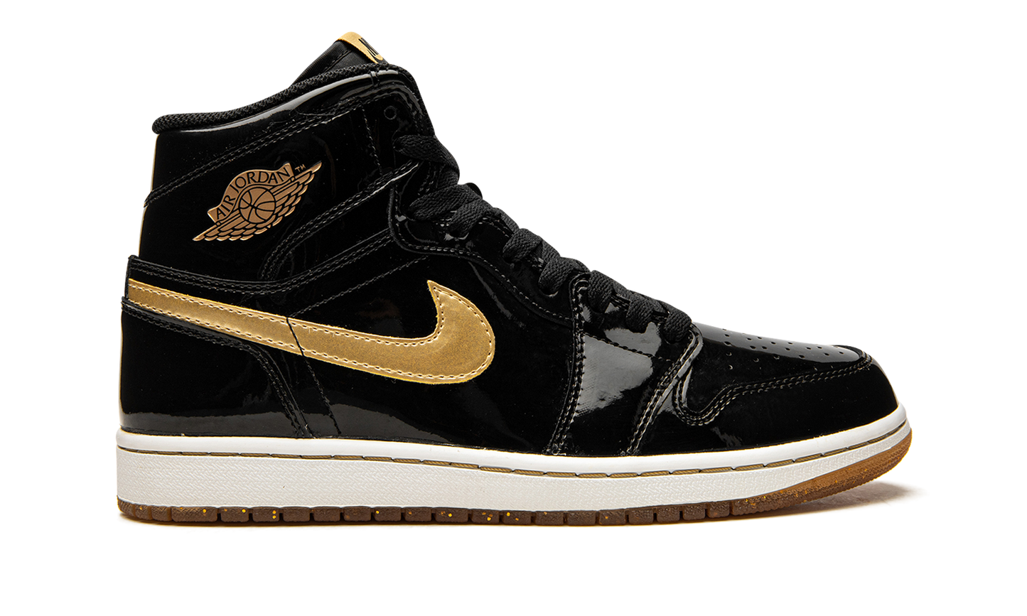 Air Jordan 1 Retro High OG Black/Metallic Gold 555088 019