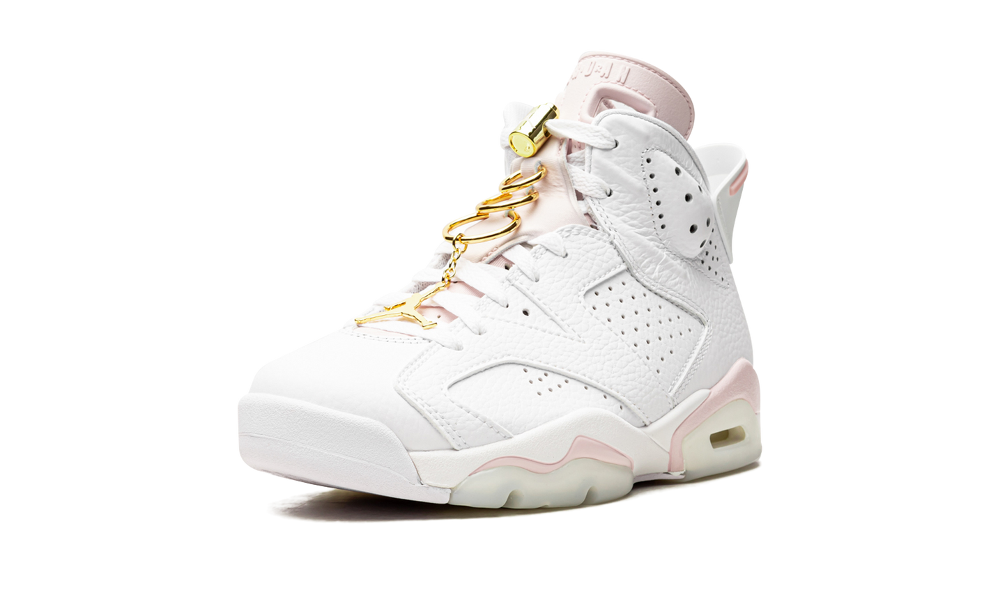 AIR JORDAN 6 WMNS Gold Hoops DH9696 100