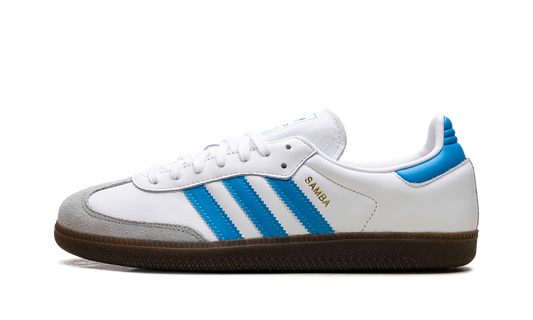 Adidas Samba OG "White Shock Cyan" JR0612