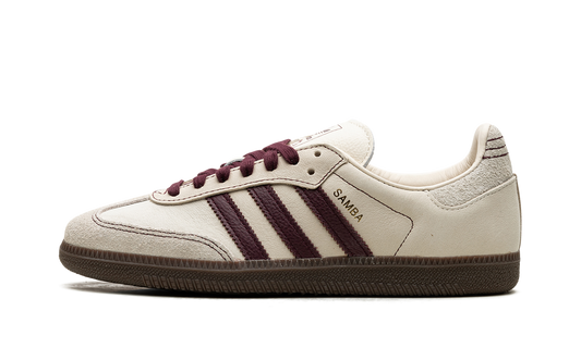 Adidas Samba OG WMNS "Wonder White Maroon" IG1987