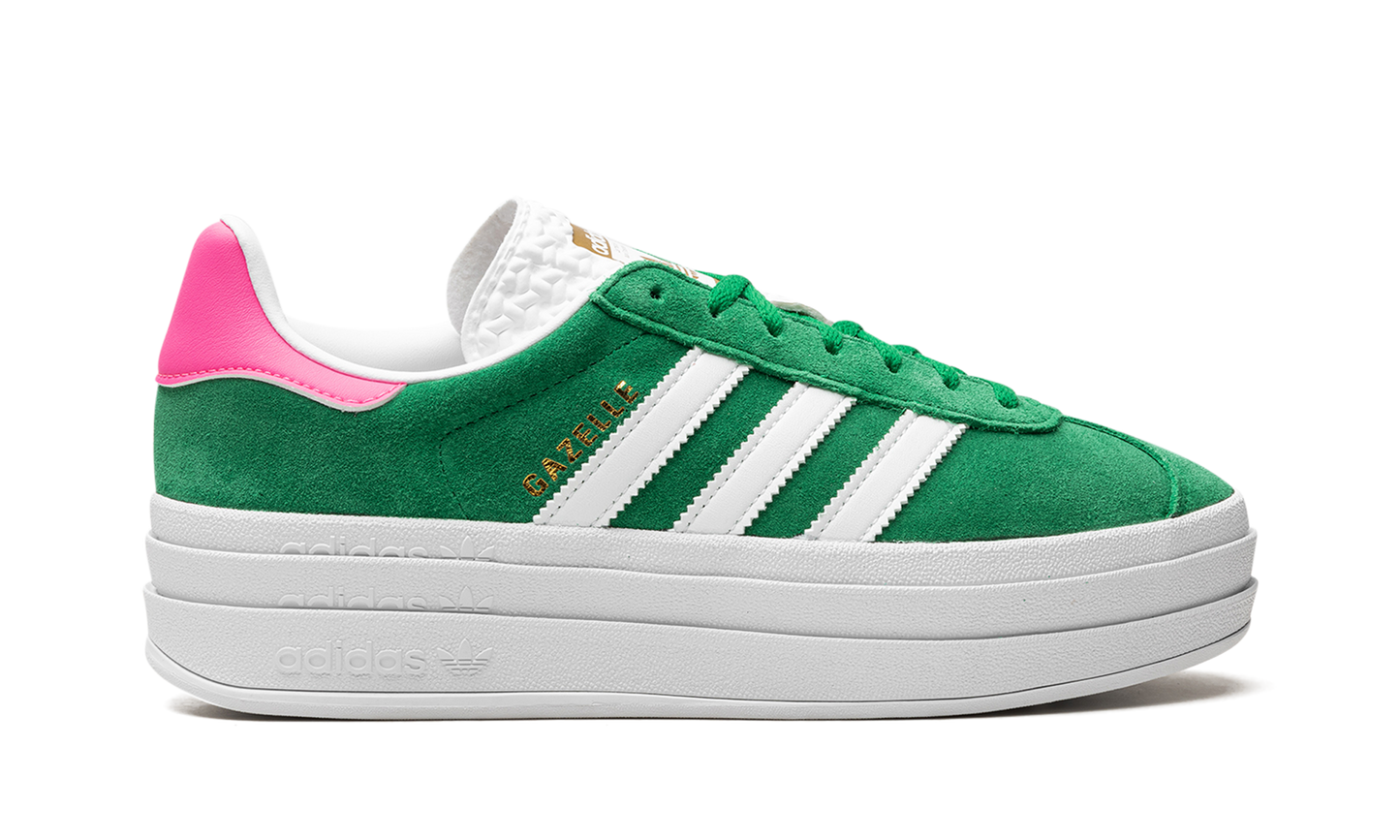 Adidas Gazelle Bold WMNS "Green Lucid Pink" IG3136