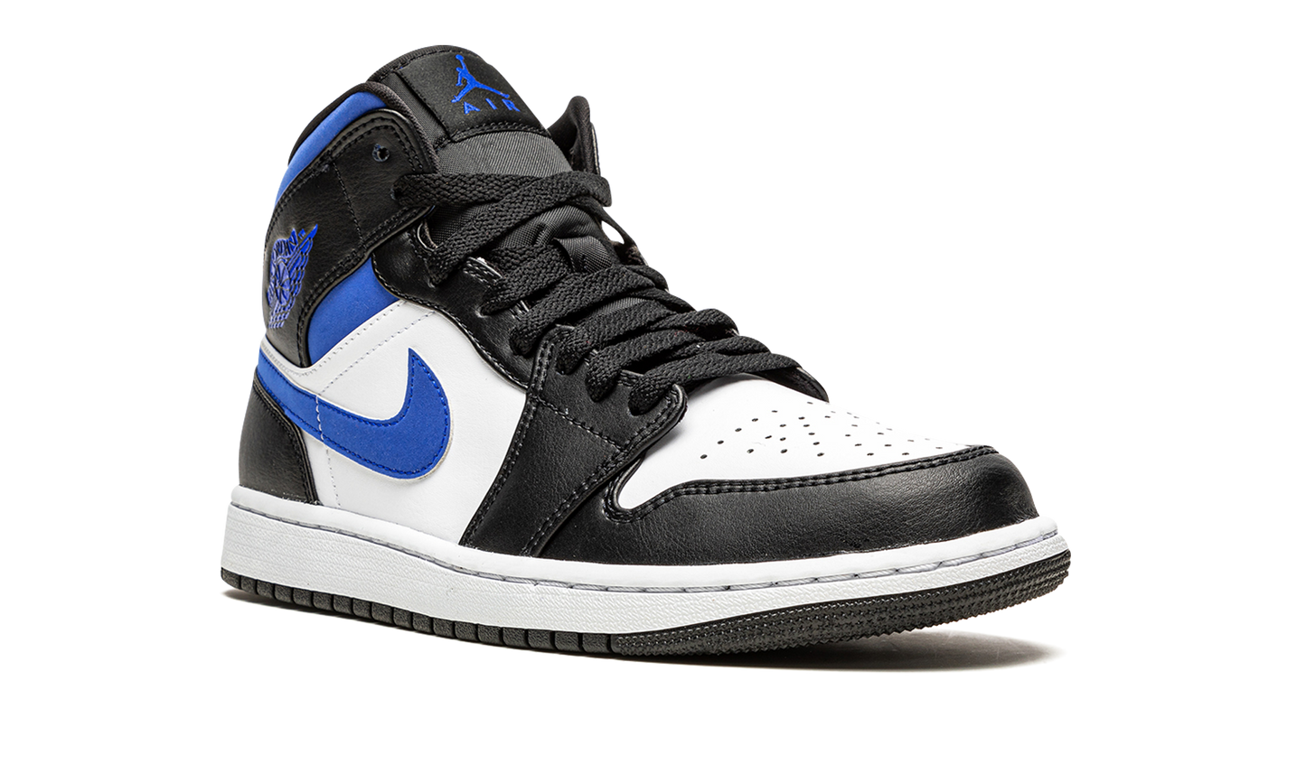 Air Jordan 1 Mid Racer Blue / Black / White 554724 140