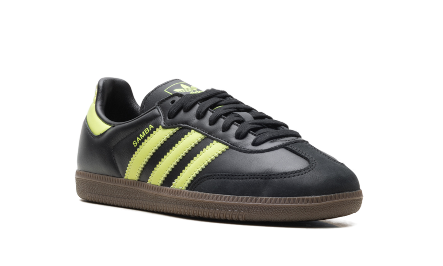Adidas Samba OG WMNS "Black Pulse Lime" JS1387
