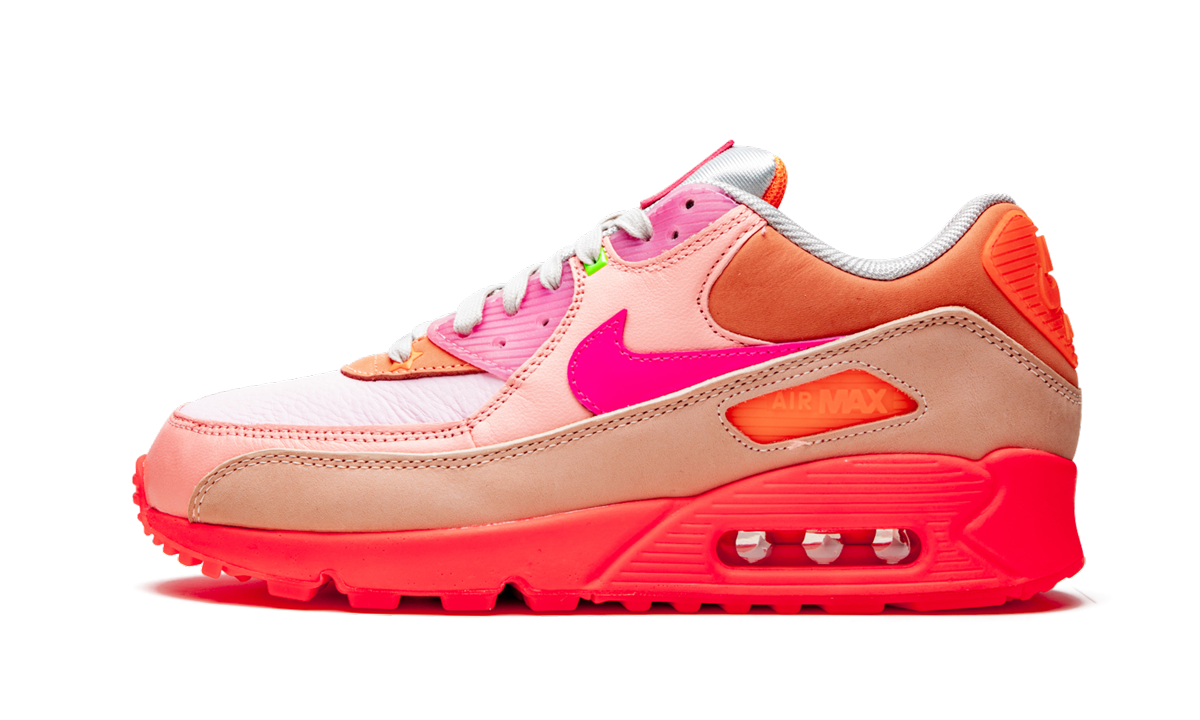Nike AIR MAX 90 PRM WMNS "Platinum Crimson/Bright Purple" CT3449 600