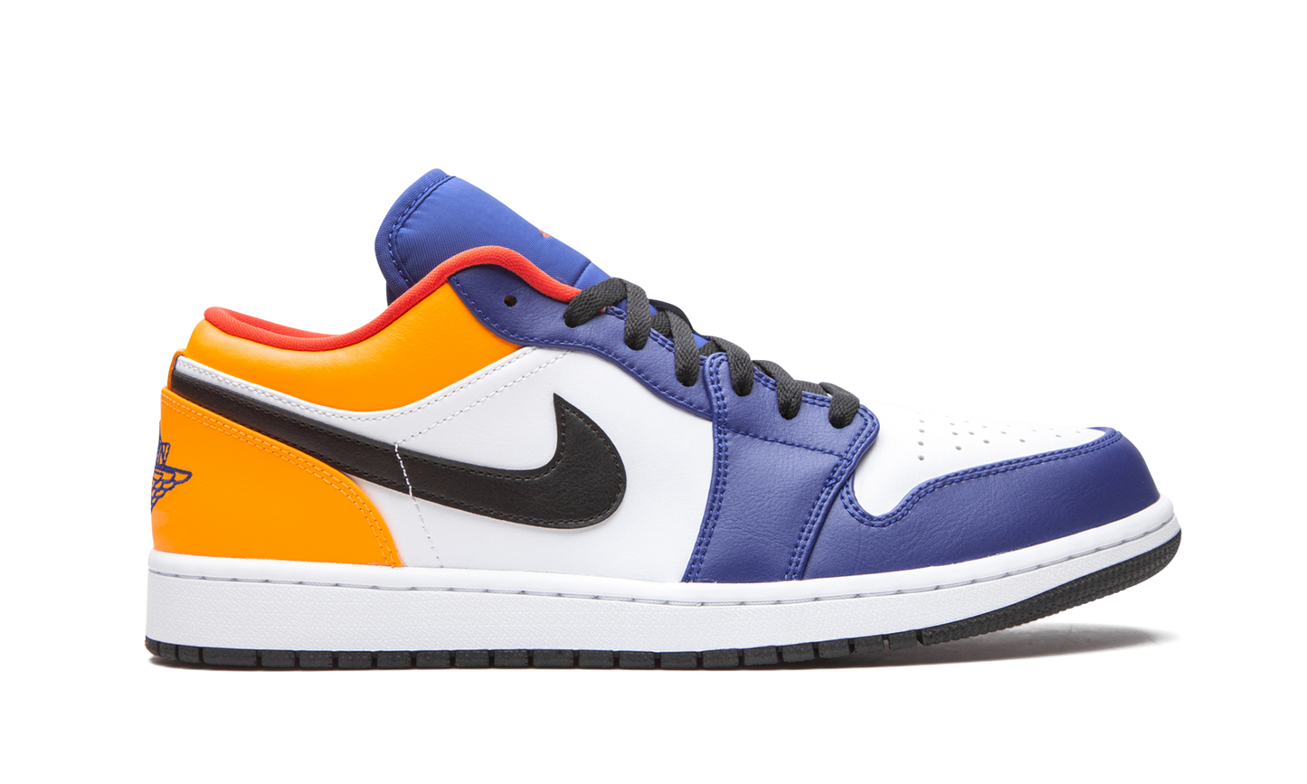 Air Jordan 1 Low Deep Royal / Yellow 553558 123