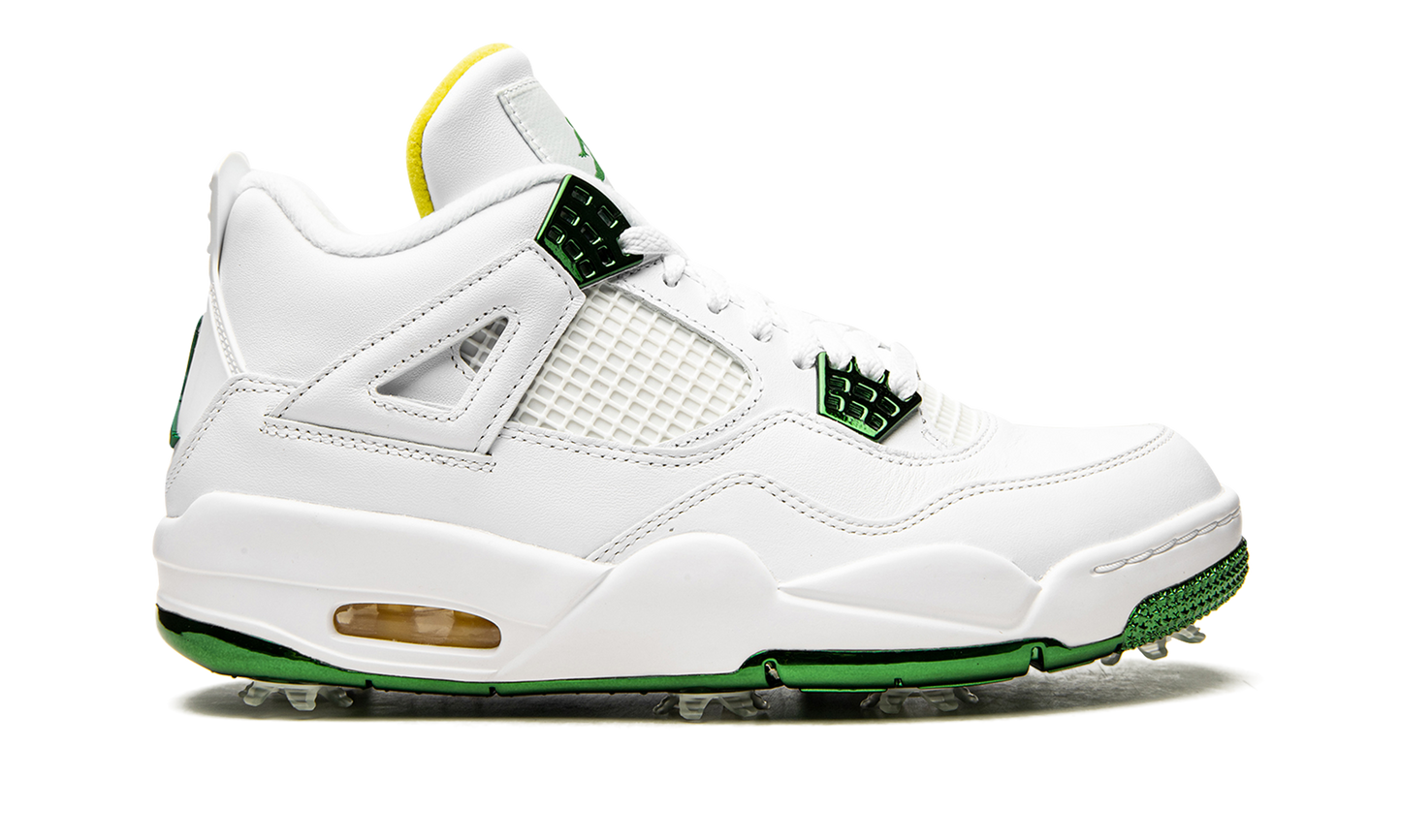 Air Jordan 4 Retro Golf Metallic Green CZ2439 100