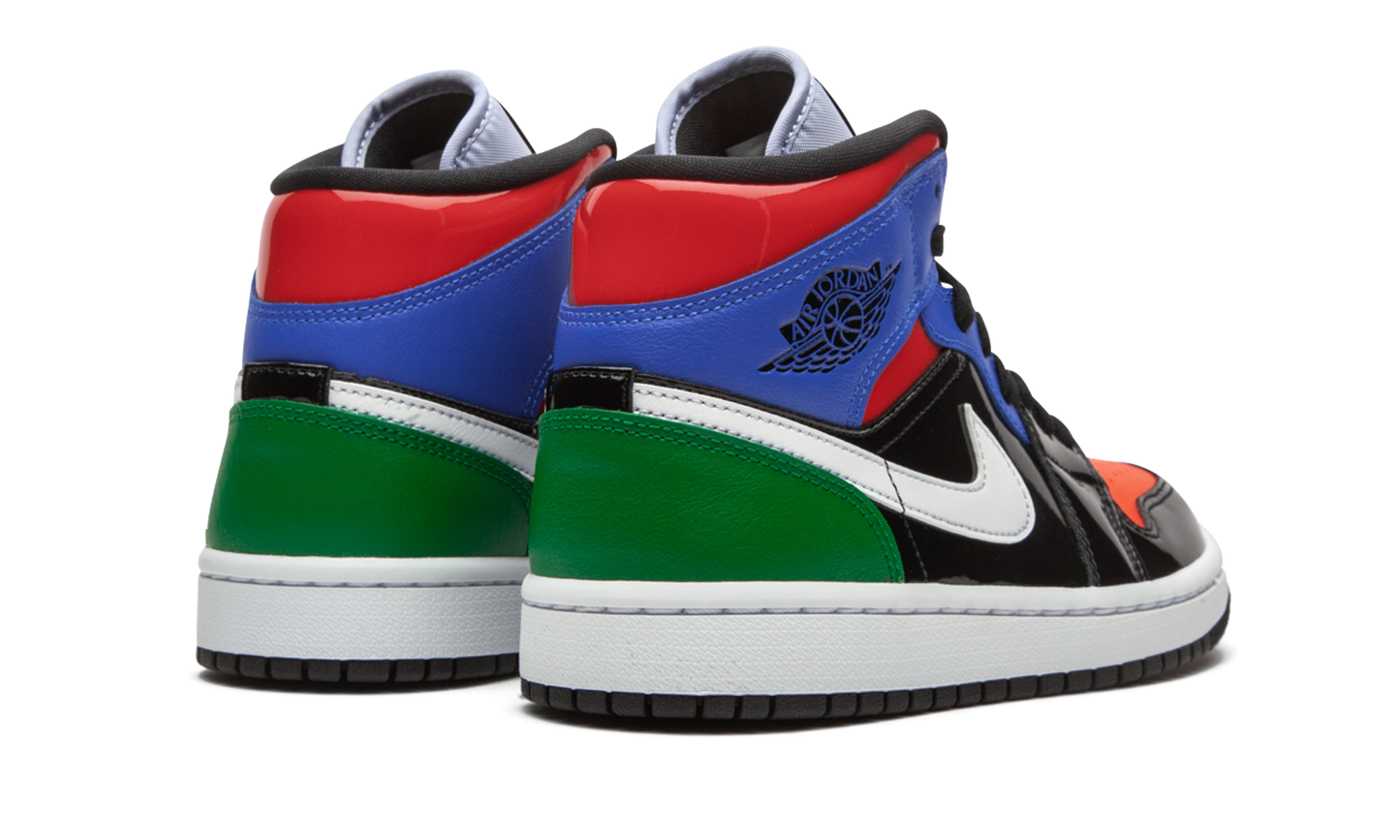 AIR JORDAN 1 MID SE WMNS Multicolor Patent CV5276 001