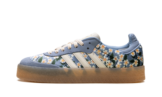 Adidas Sambae WMNS "Liberty London Floral Embroidery Blue Cream White" JQ6046