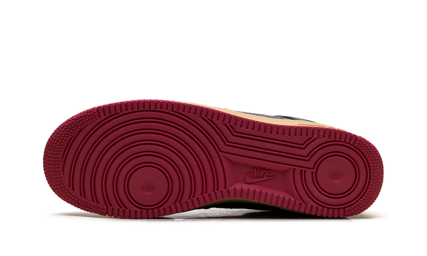Nike Air Force 1 Premium '07 "Black/Black-Cerise-Metallic Gold" 315180 001