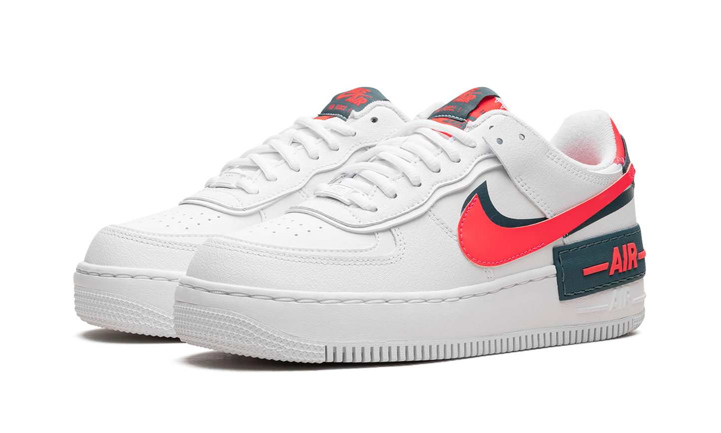 Nike AIR FORCE 1 SHADO NMS WMNS White Solar Red DB3902 100