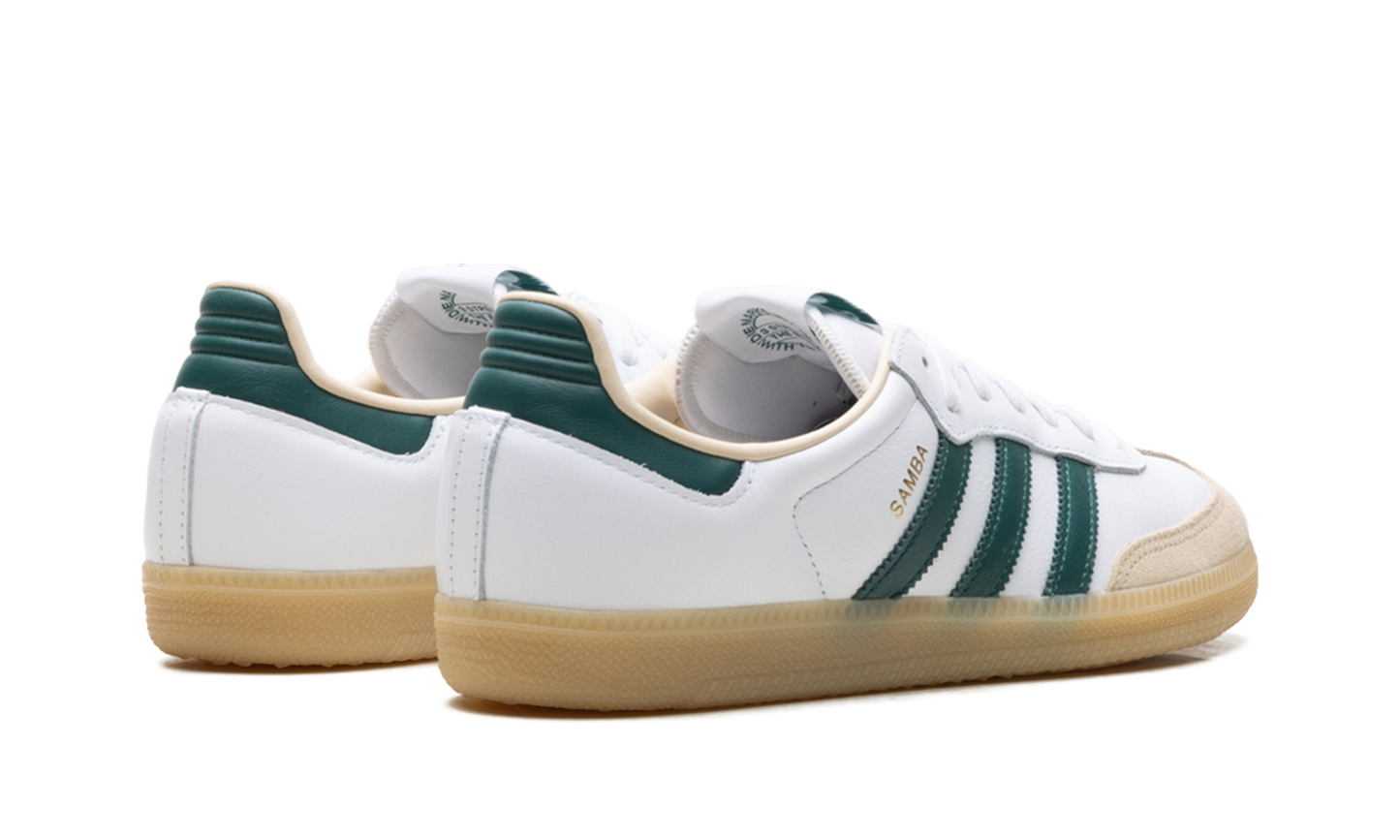 Adidas SAMBA OG "Cloud White Collegiate Green Gum" JS3831