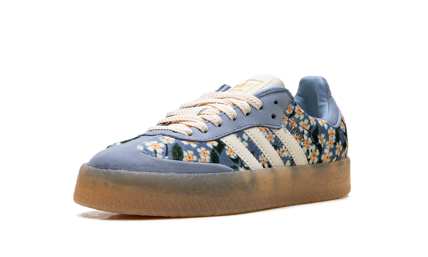 Adidas Sambae WMNS "Liberty London Floral Embroidery Blue Cream White" JQ6046