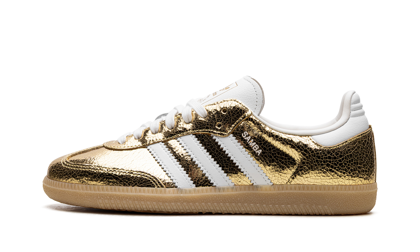 Adidas Samba OG WMNS "Cracked Metallic Pack - Gold" KI5719