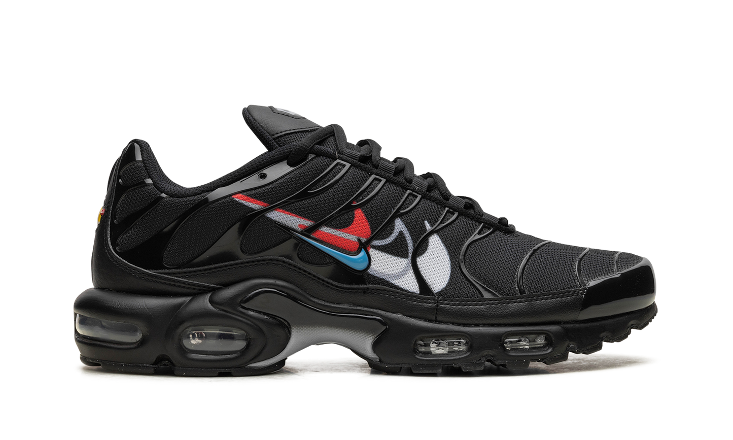 Nike Air Max Plus "Multi Swoosh Black Bright Crimson" FJ4224 001