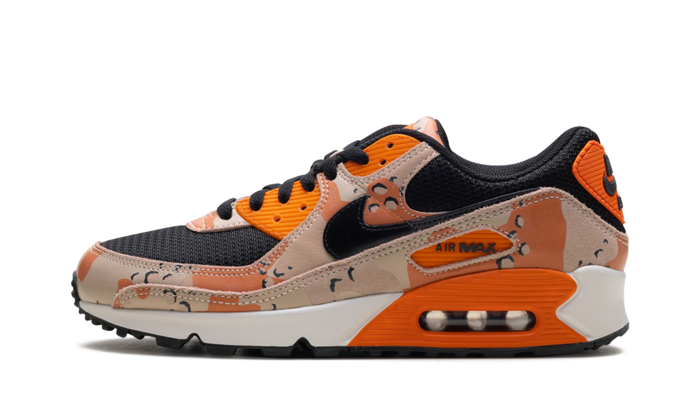 Nike Air Max 90 Premium "Bio Beige / Safety Orange / Phantom / Black" IF1721 201