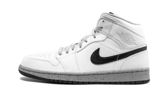 Air Jordan 1 Mid White/Cement 554724 115