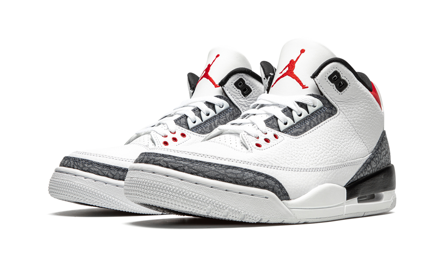 Air Jordan 3 Retro SE-T Denim Japan Exclusive - Fire Red CZ6433 100