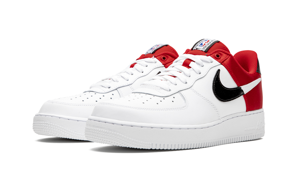 Nike Air Force 1 '07 LV8 1 "NBA - White/Red/Black" BQ4420 600